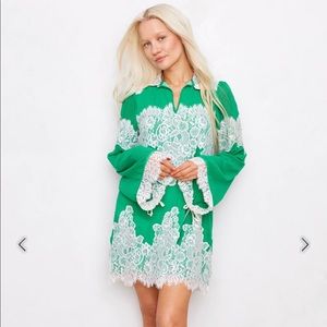 We Are Hah Green Dress Medium